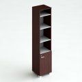 Шкаф открытый для док-ов (верх-открытый 3 полки, низ-дерево 720) 450x450x2070 / 230