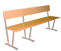 Скамья аудиторная двухместная 1200х460х745 (глубина сидения 400)