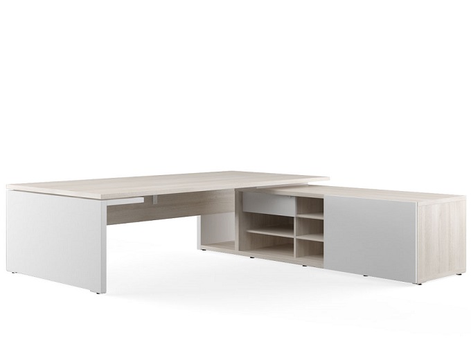 Стол рабочий на опорной креденции правый 200x208x74 / ZIO28510721