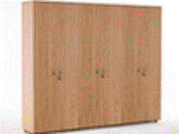 EXE Шкаф д/бумаг x 2 с гардер / 101 732 FLO