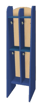 Шкаф для полотенец напольный 332х300х1250 мм двухсекционный / ц-2/2